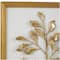 Gold Wood Leaf 3D Wall Décor with Beveled Frame Set
